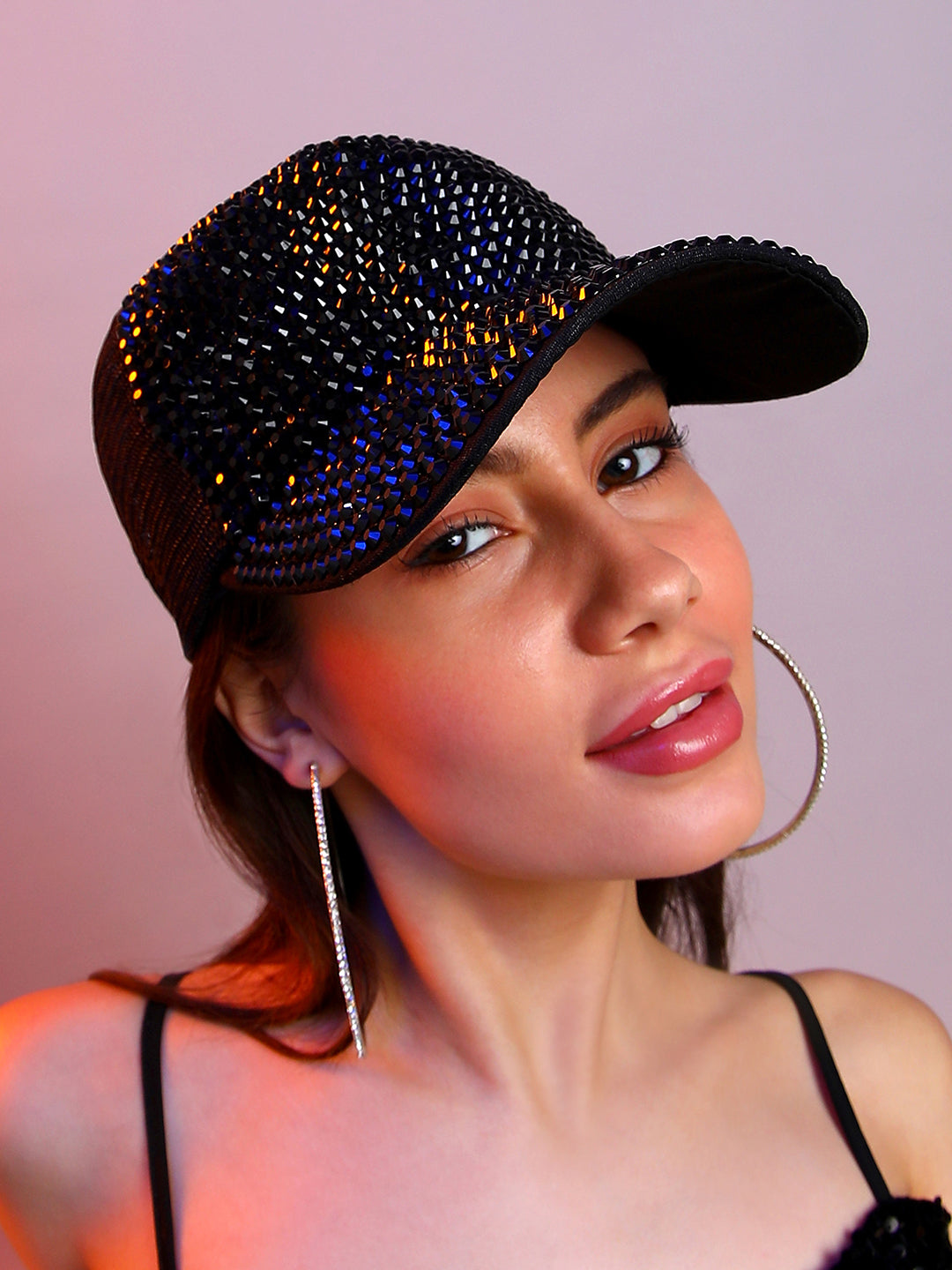 Maxi Studded Baseball Cap - Shop authentic Indian Women's Fashion by Haute Sauce