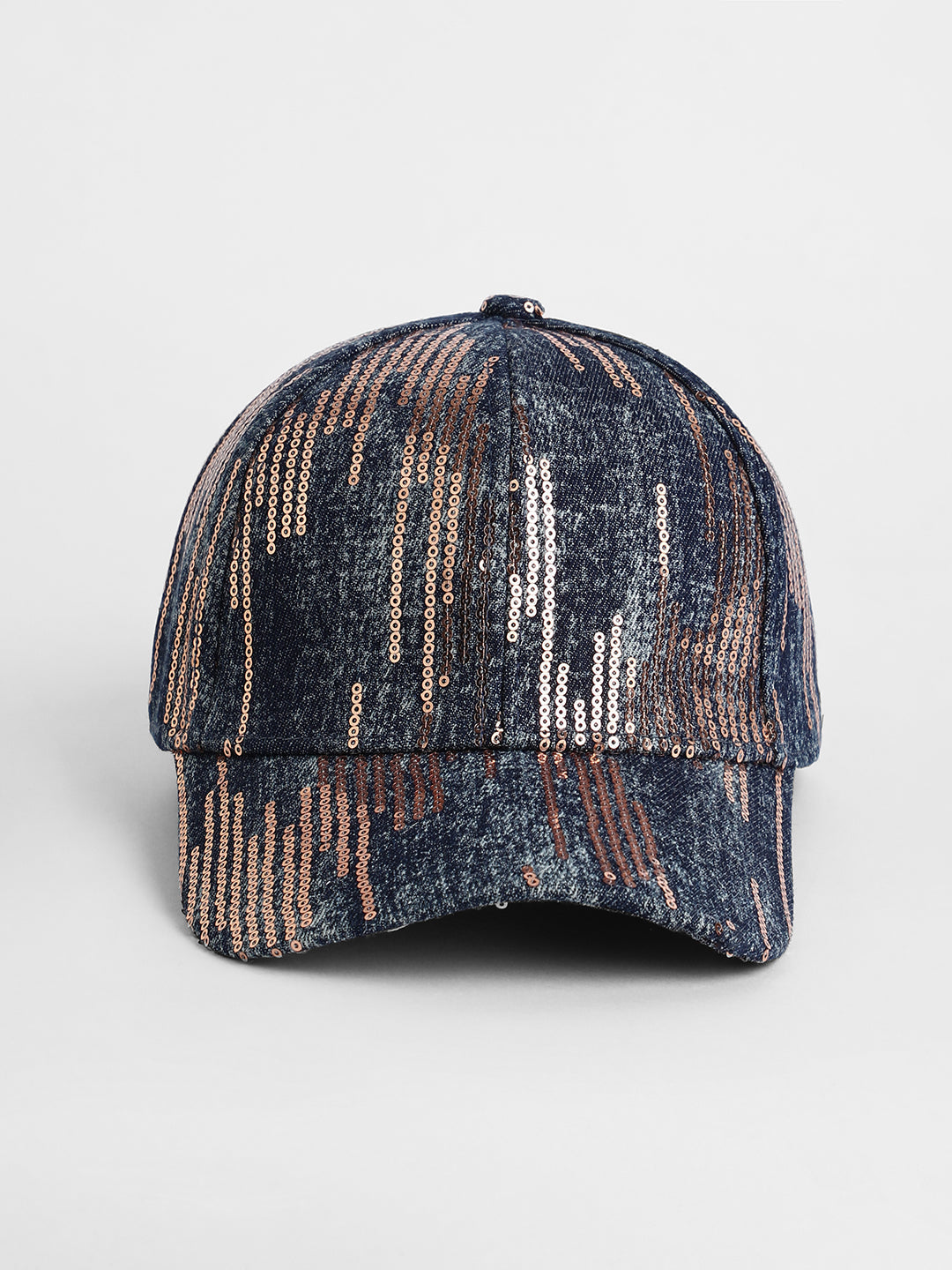 Heathered Sequin Baseball Cap - Shop authentic Indian Women's Fashion by Haute Sauce