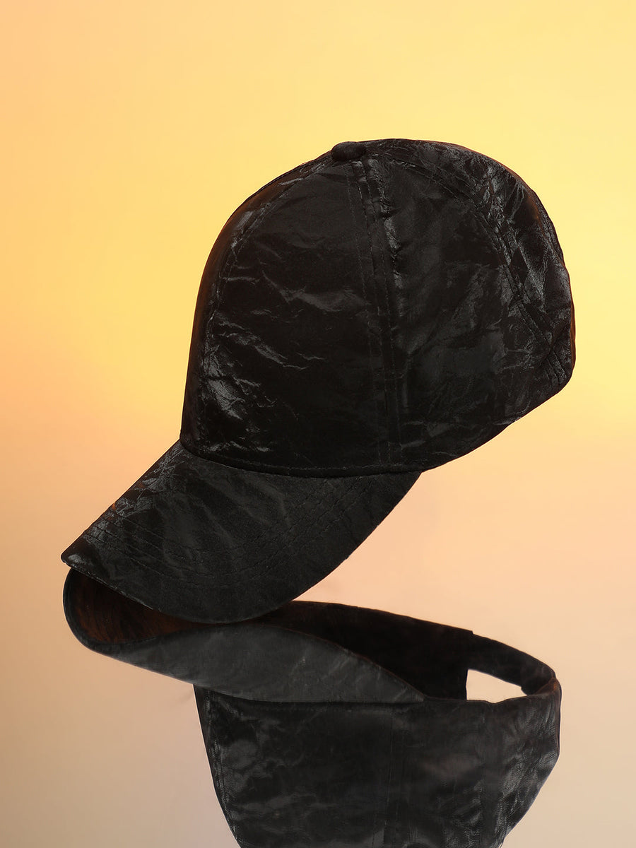 Creased Baseball Cap - Shop authentic Indian Women's Fashion by Haute Sauce