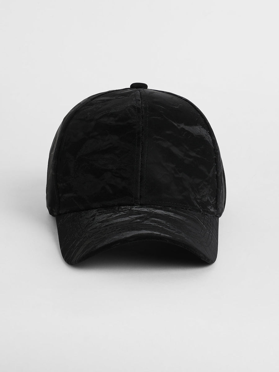 Creased Baseball Cap - Shop authentic Indian Women's Fashion by Haute Sauce