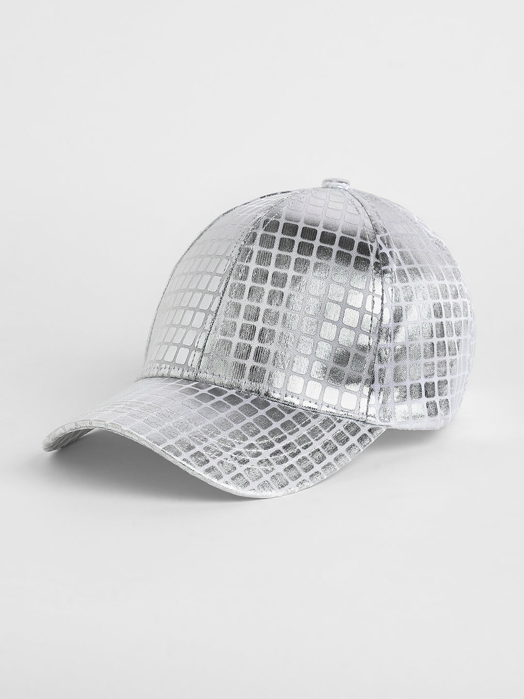 Metallic Cube Baseball Cap - Shop authentic Indian Women's Fashion by Haute Sauce