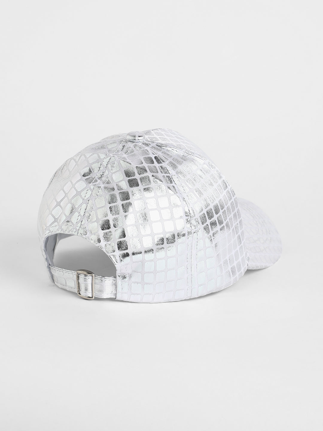 Metallic Cube Baseball Cap - Shop authentic Indian Women's Fashion by Haute Sauce