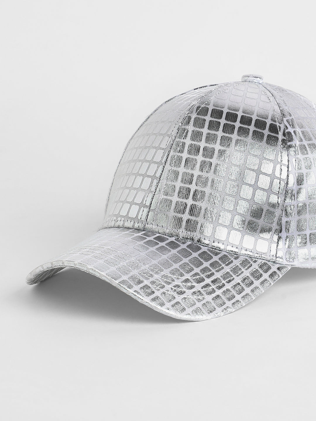 Metallic Cube Baseball Cap - Shop authentic Indian Women's Fashion by Haute Sauce