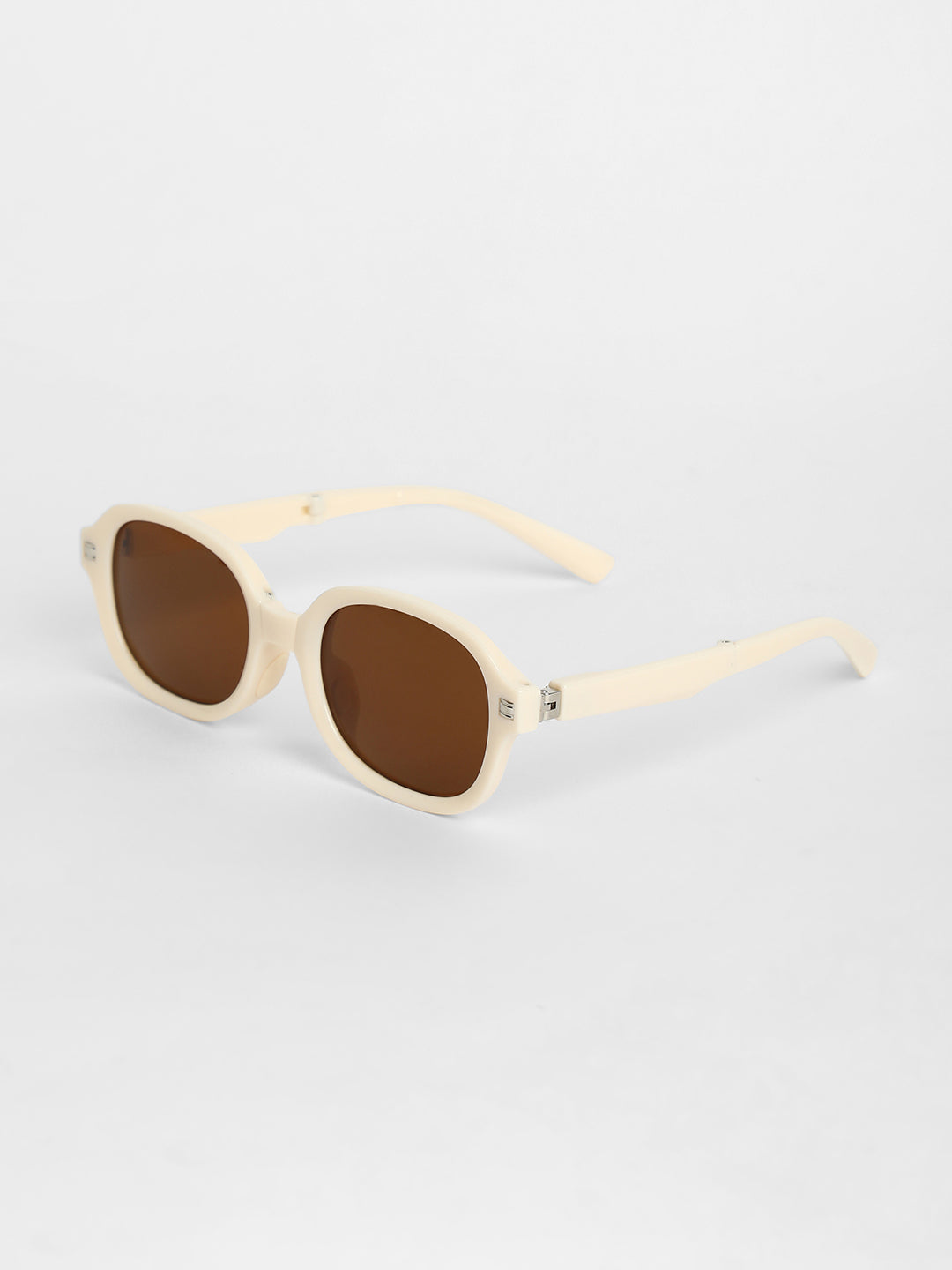 Women Foldable Rectangular Sunglasses - White - Shop authentic Indian Women's Fashion by Haute Sauce