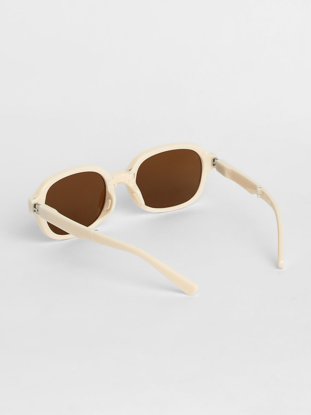 Women Foldable Rectangular Sunglasses - White - Shop authentic Indian Women's Fashion by Haute Sauce