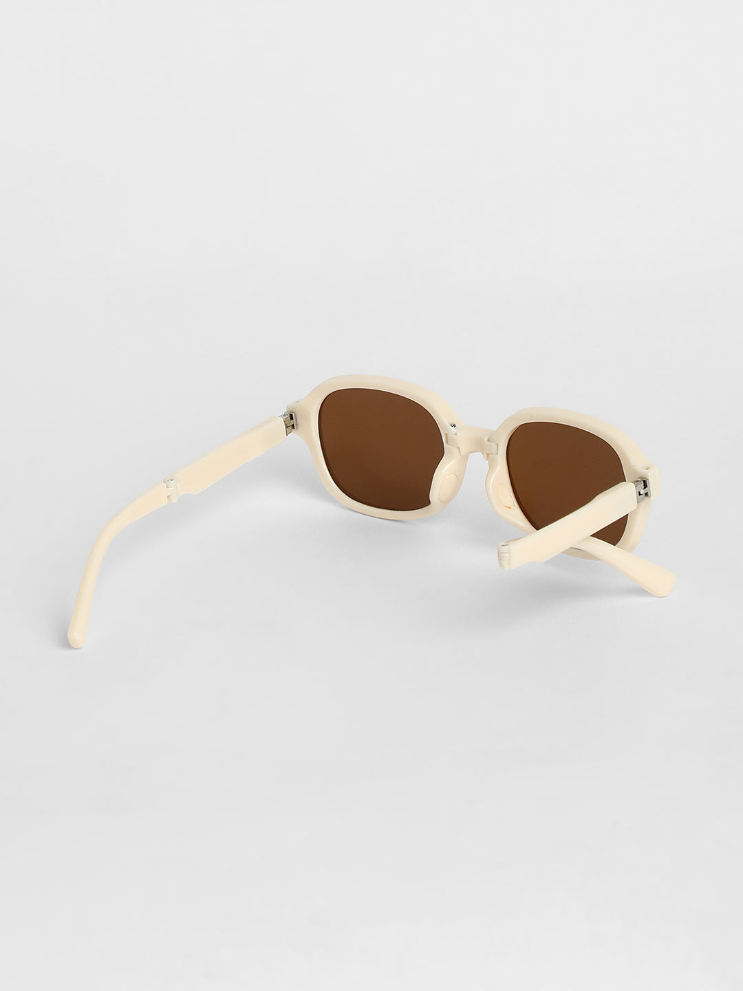 Women Foldable Rectangular Sunglasses - White - Shop authentic Indian Women's Fashion by Haute Sauce
