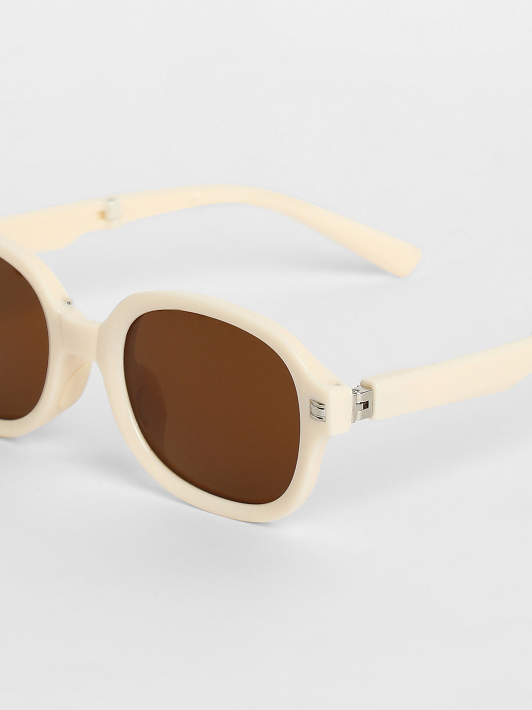 Women Foldable Rectangular Sunglasses - White - Shop authentic Indian Women's Fashion by Haute Sauce