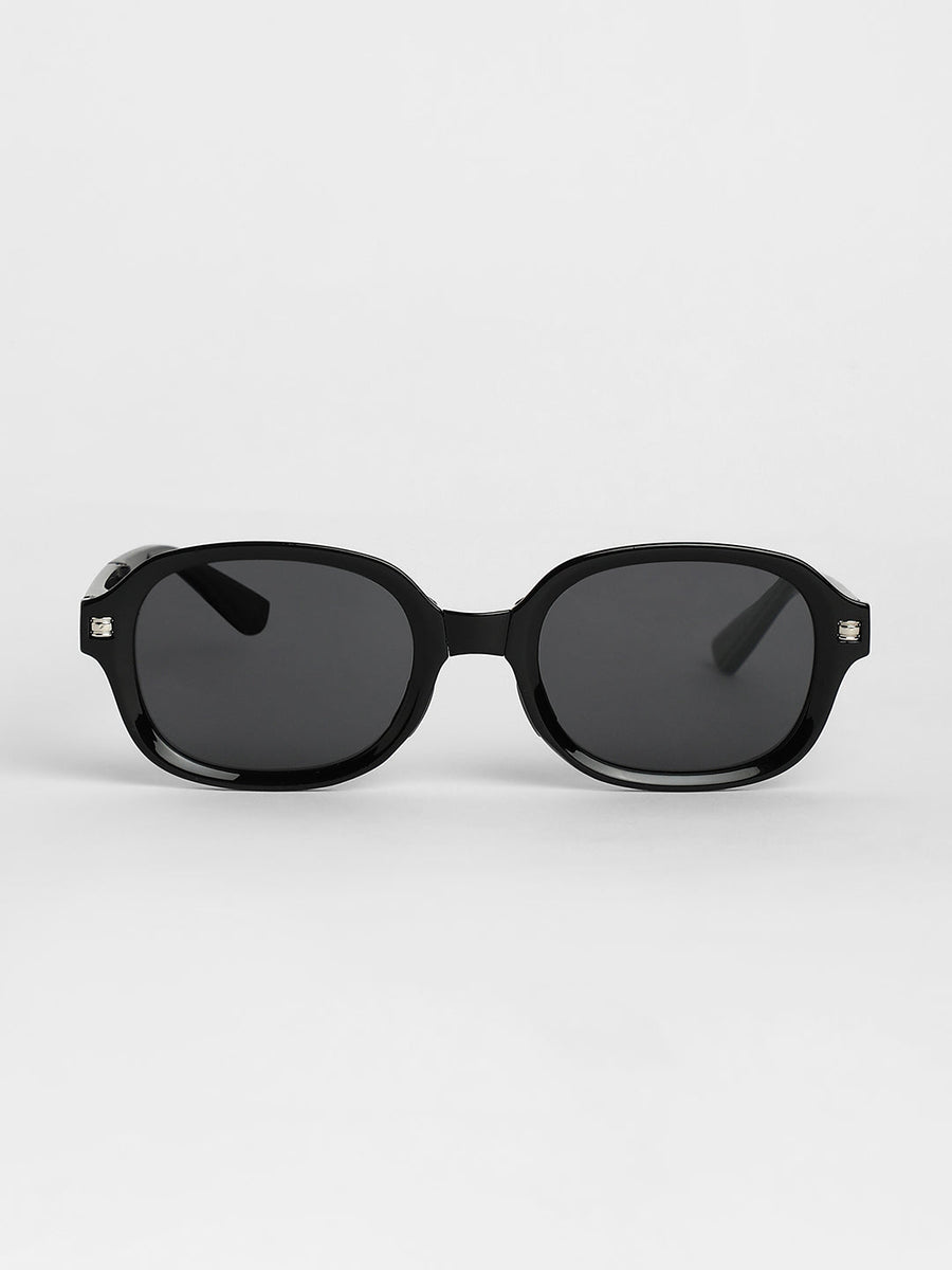 Women Foldable Rectangular Sunglasses - Black - Shop authentic Indian Women's Fashion by Haute Sauce