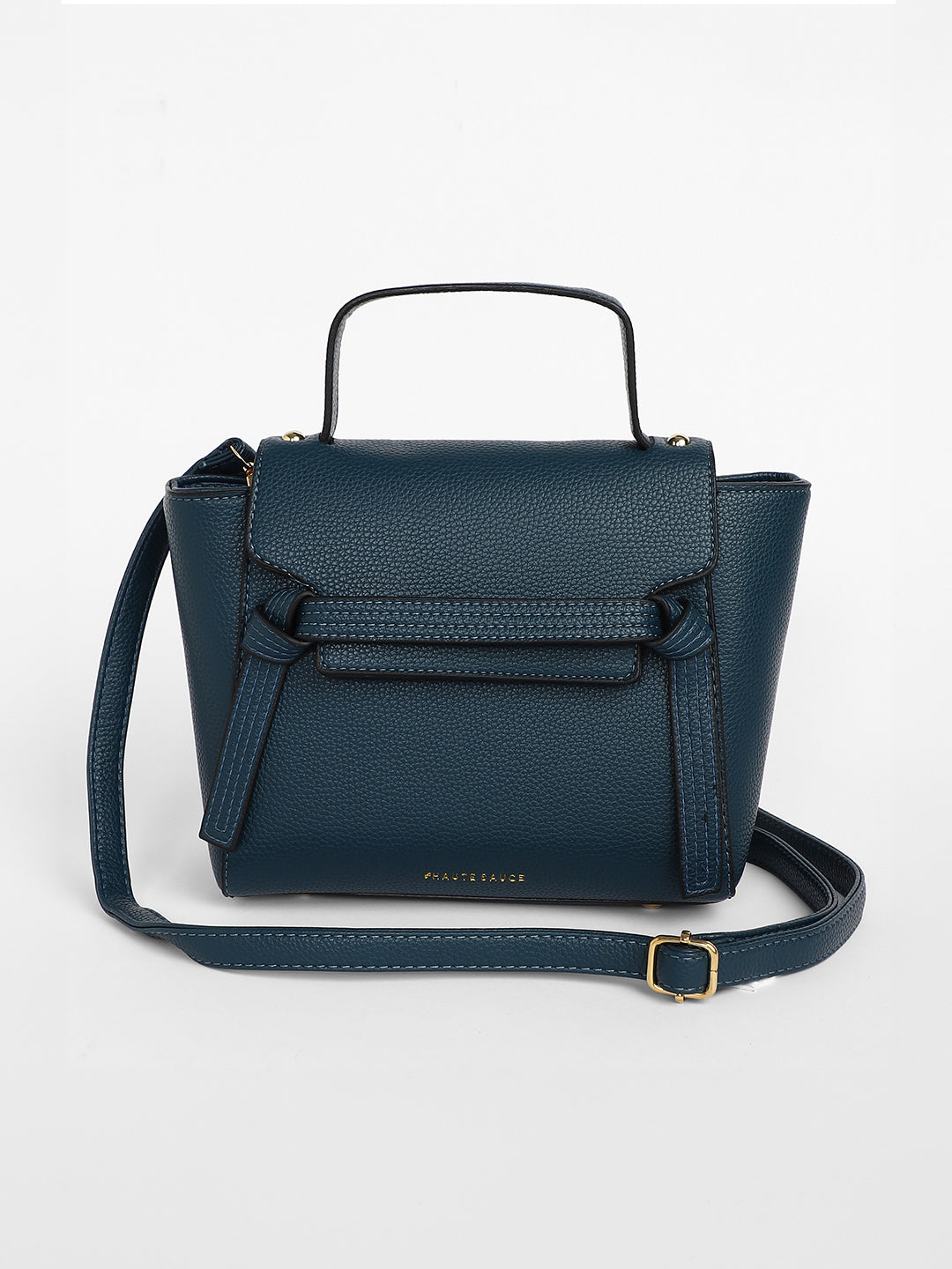 The Cruise Hand Bag - Navy Blue - Shop authentic Indian Women's Fashion by Haute Sauce