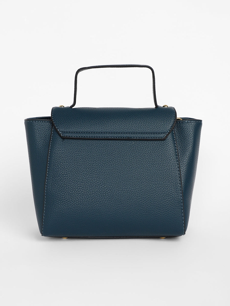 The Cruise Hand Bag - Navy Blue - Shop authentic Indian Women's Fashion by Haute Sauce