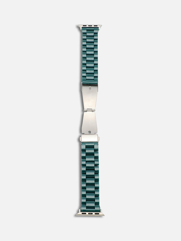 Women Emerald Green Solid Apple Watch Straps - Shop authentic Indian Women's Fashion by Sohi
