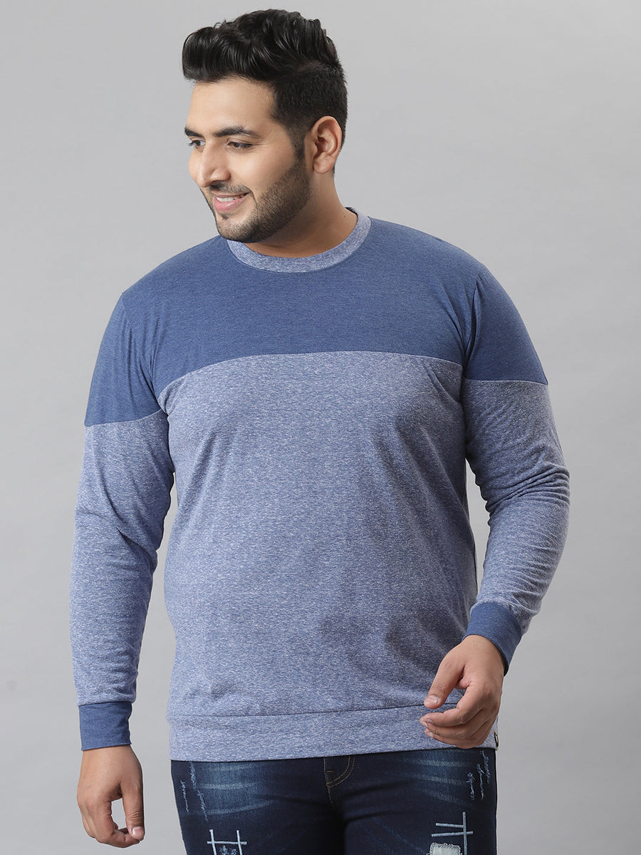 Colorblock Full Sleeve T-Shirt - Shop authentic Indian Men's Fashion by Instafab Plus