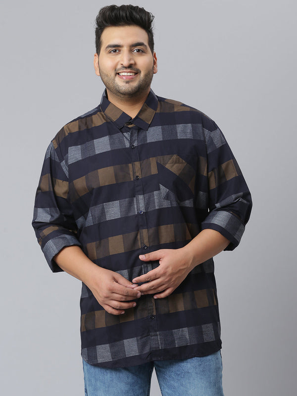 Checkered Casual Shirt Instafab Plus - Shop authentic Indian Men's Fashion by Instafab Plus