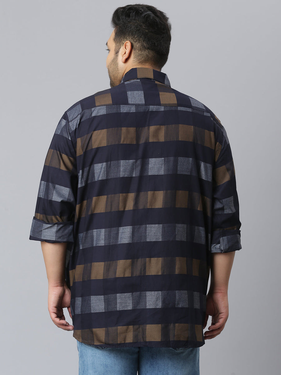Checkered Casual Shirt Instafab Plus - Shop authentic Indian Men's Fashion by Instafab Plus