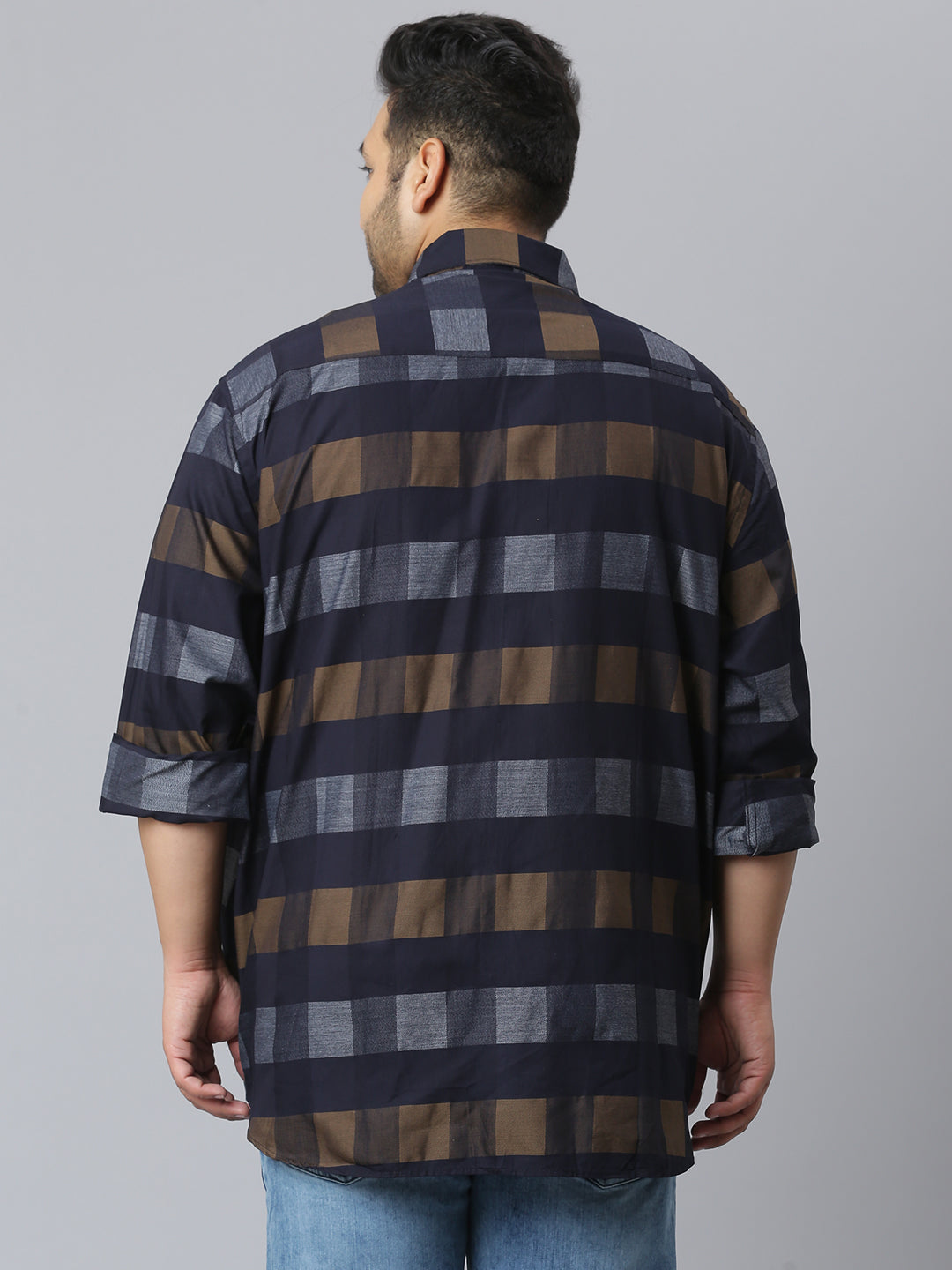Checkered Casual Shirt Instafab Plus - Shop authentic Indian Men's Fashion by Instafab Plus