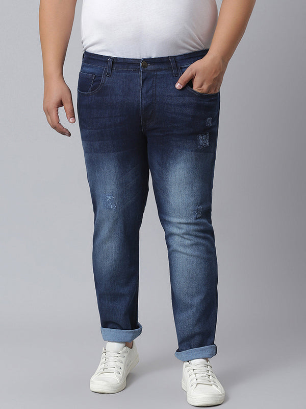 Torn Type Stylish Casual Denim Jeans - Shop authentic Indian Men's Fashion by Instafab Plus