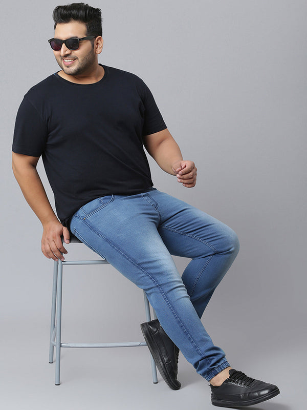Solid Stylish Casual Denim Jeans - Shop authentic Indian Men's Fashion by Instafab Plus