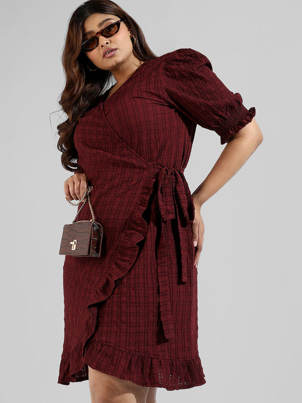 Solid Drawstring Stylish Casual Dresses - Shop authentic Indian Women's Fashion by Instafab Plus