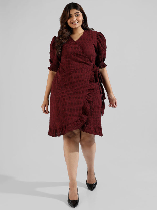 Solid Drawstring Stylish Casual Dresses - Shop authentic Indian Women's Fashion by Instafab Plus