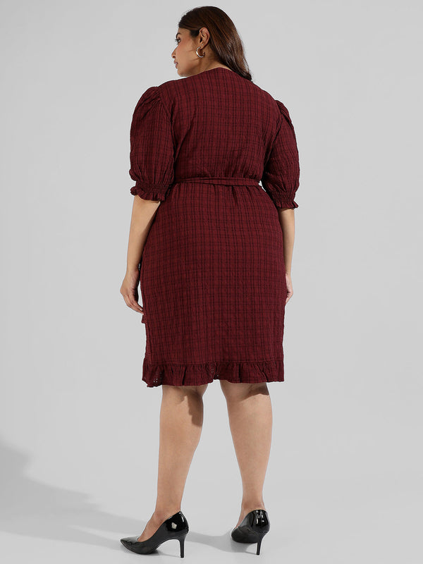 Solid Drawstring Stylish Casual Dresses - Shop authentic Indian Women's Fashion by Instafab Plus