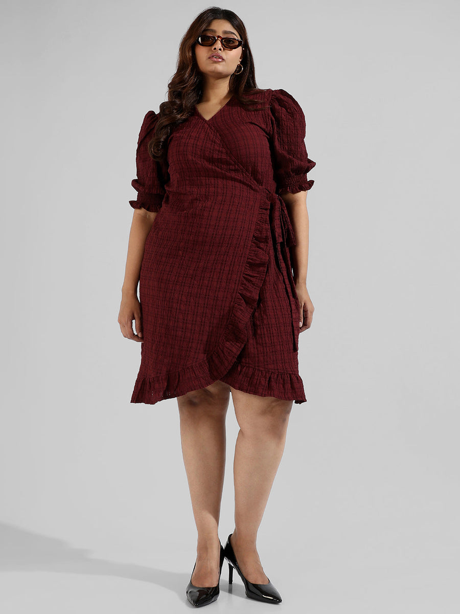 Solid Drawstring Stylish Casual Dresses - Shop authentic Indian Women's Fashion by Instafab Plus