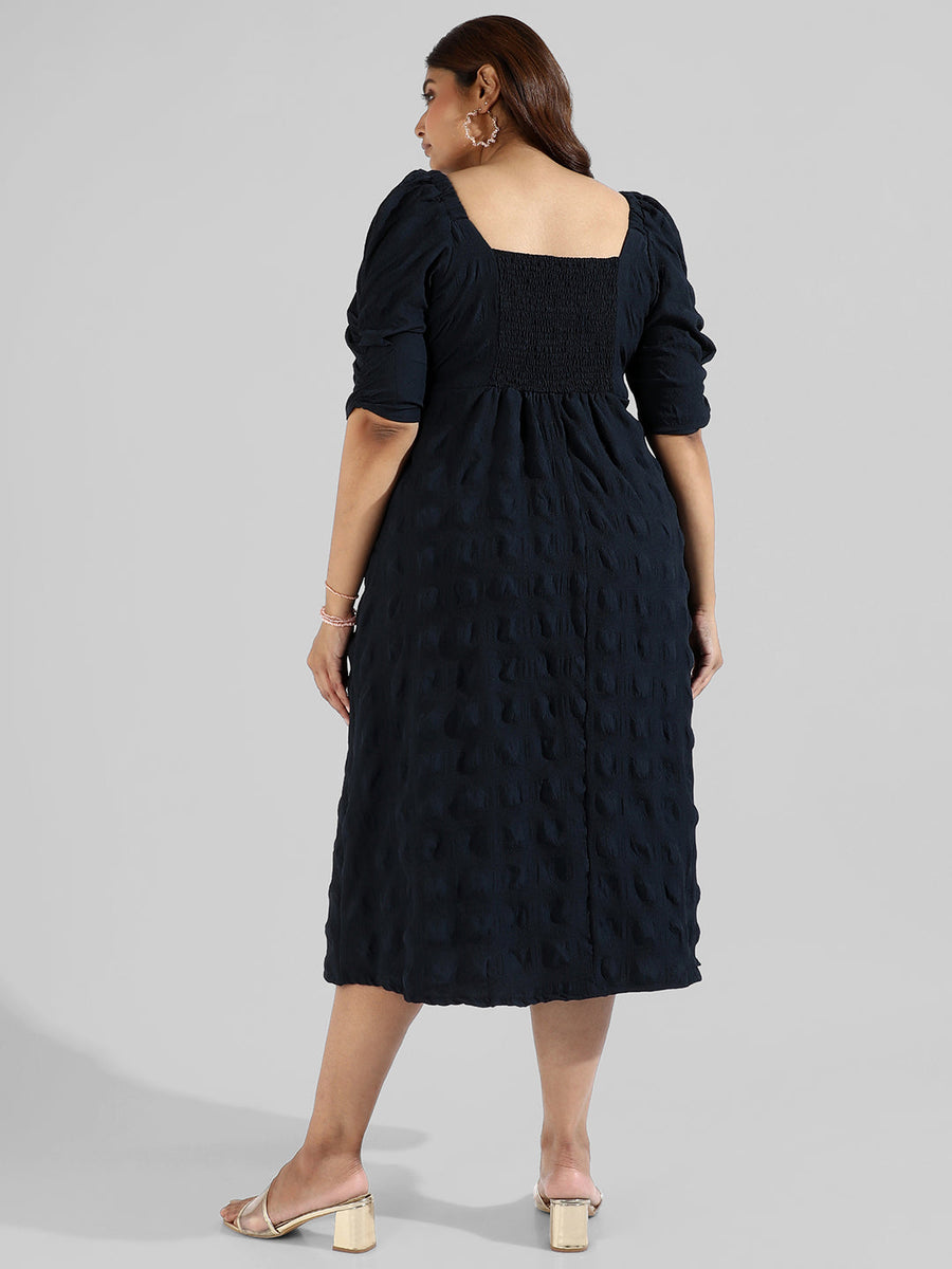 Solid Side Cut Design Stylish Casual Dresses - Shop authentic Indian Women's Fashion by Instafab Plus