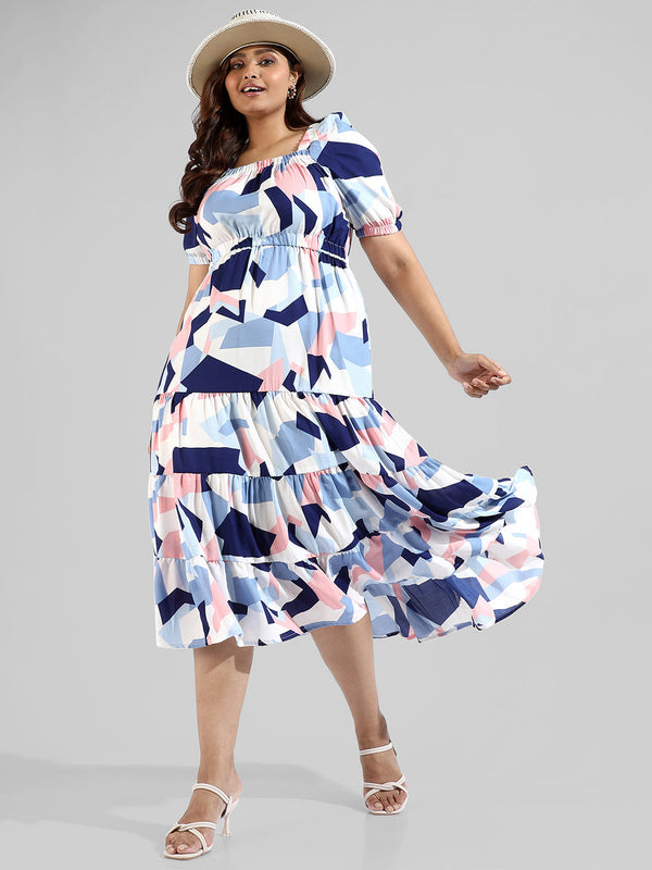 Ifp - Graphic Design Stylish Casual Dress - - Shop authentic Indian Women's Fashion by Instafab Plus