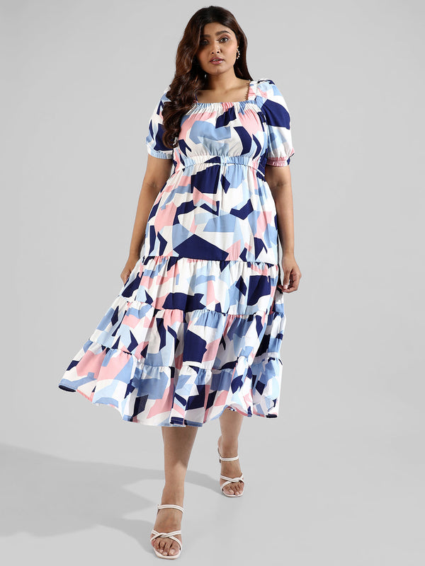 Ifp - Graphic Design Stylish Casual Dress - - Shop authentic Indian Women's Fashion by Instafab Plus