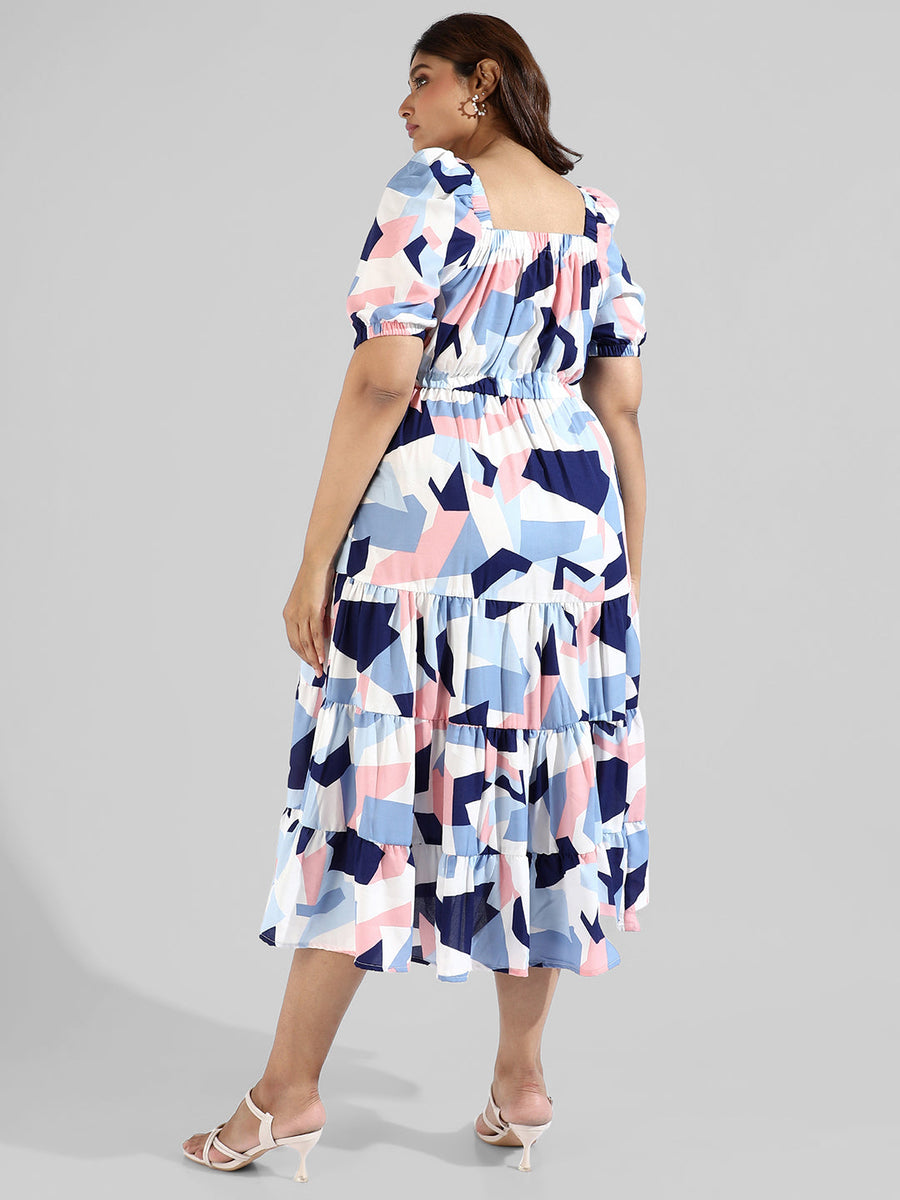 Ifp - Graphic Design Stylish Casual Dress - - Shop authentic Indian Women's Fashion by Instafab Plus