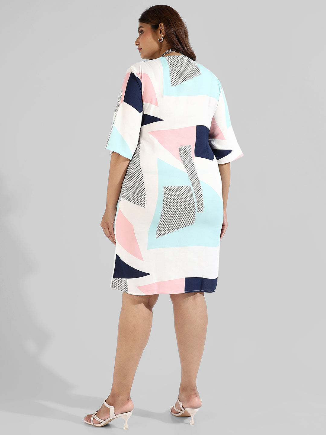 Graphic Design Drawstring Stylish Casual Dresses - Shop authentic Indian Women's Fashion by Instafab Plus