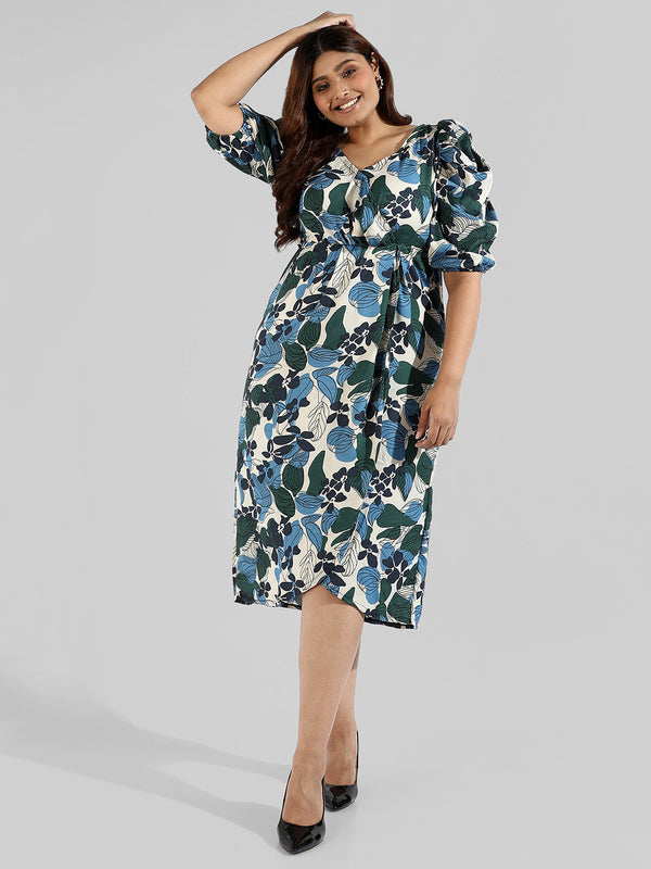 Floral Design Stylish Casual Dresses - Shop authentic Indian Women's Fashion by Instafab Plus