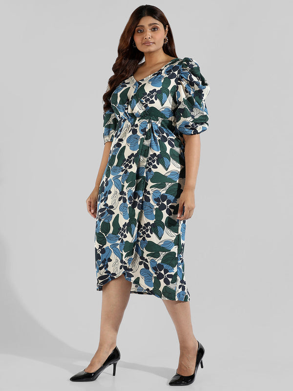 Floral Design Stylish Casual Dresses - Shop authentic Indian Women's Fashion by Instafab Plus