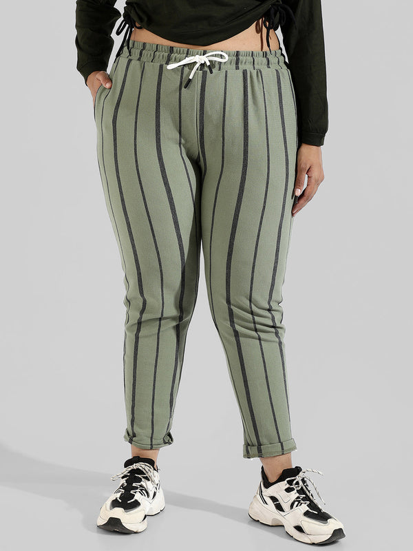 Striped Stylish Active & Evening Trackapnt - Shop authentic Indian Men's Fashion by Instafab Plus