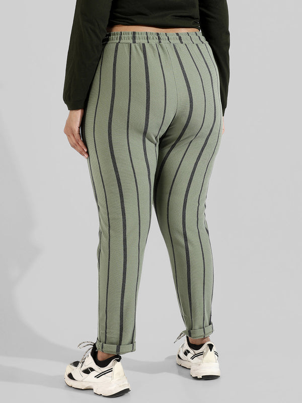 Striped Stylish Active & Evening Trackapnt - Shop authentic Indian Men's Fashion by Instafab Plus