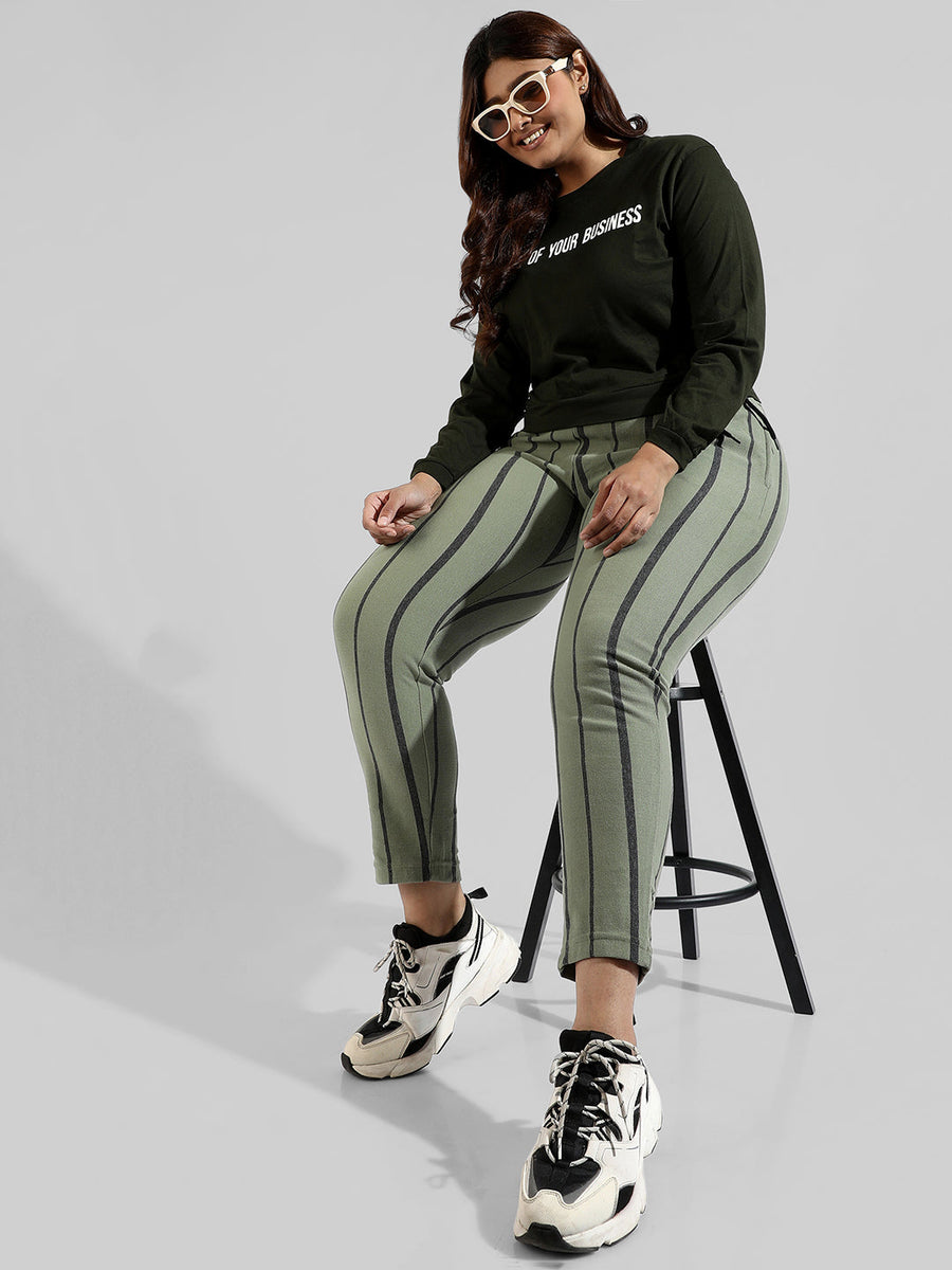 Striped Stylish Active & Evening Trackapnt - Shop authentic Indian Men's Fashion by Instafab Plus