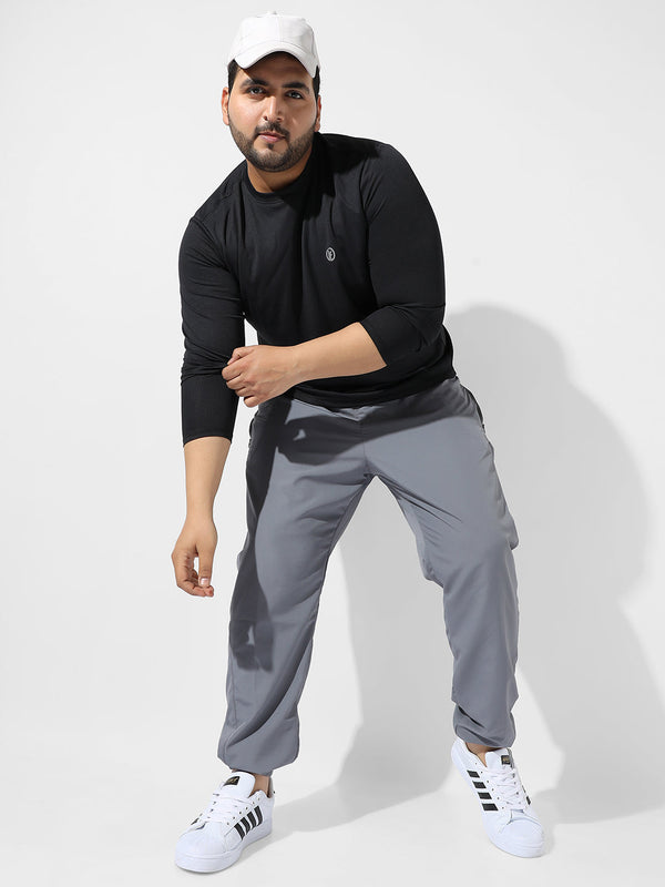 Solid Black Activewear T-Shirt - Shop authentic Indian Men's Fashion by Instafab Plus