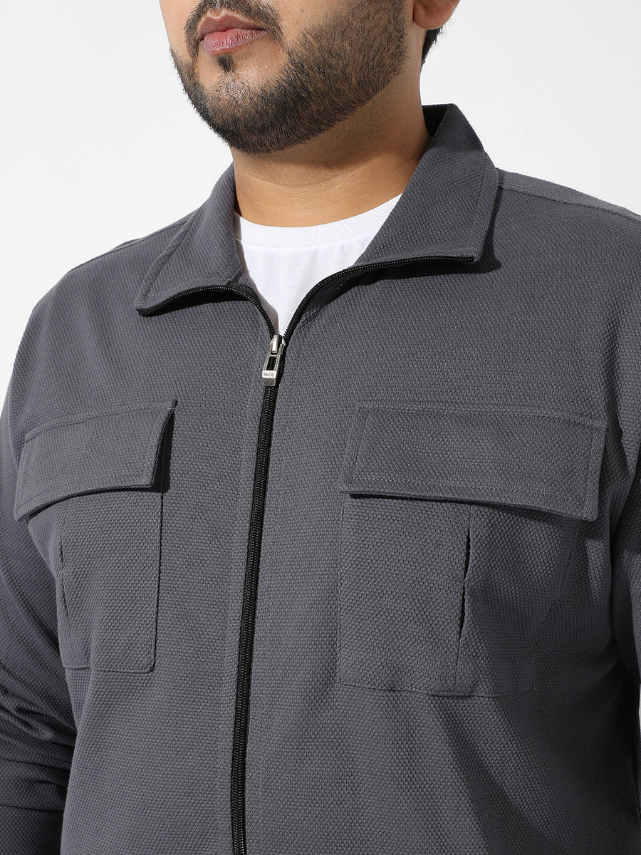 Solid Charcoal Grey Co-Ords Set - Shop authentic Indian Men's Fashion by Instafab Plus