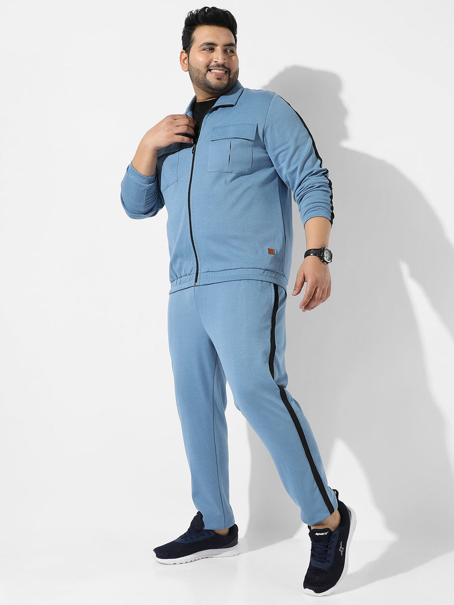 Solid Icy Blue Co-Ords Set - Shop authentic Indian Men's Fashion by Instafab Plus