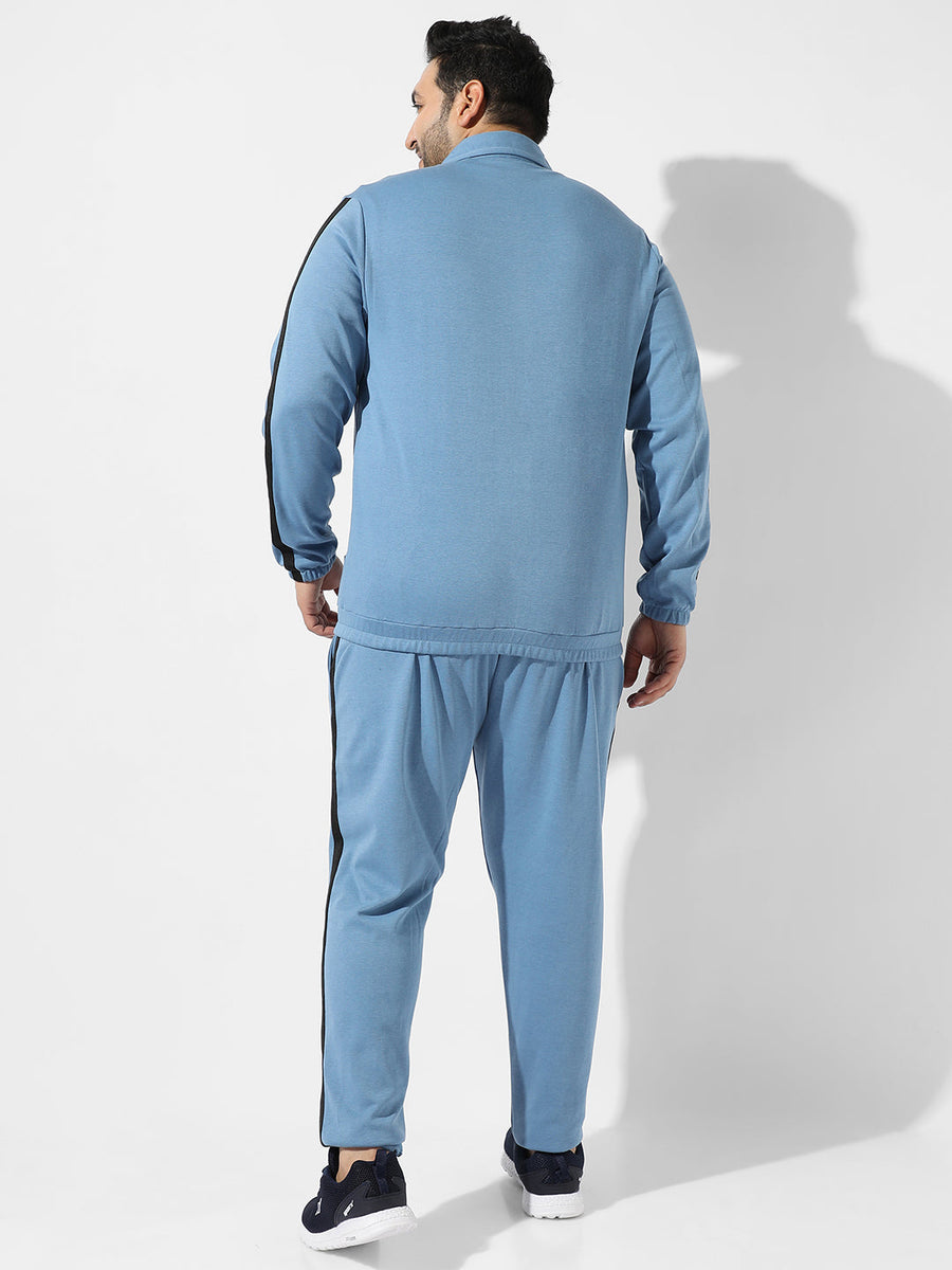 Solid Icy Blue Co-Ords Set - Shop authentic Indian Men's Fashion by Instafab Plus