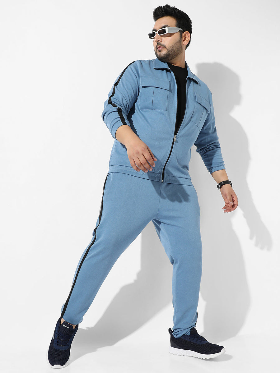 Solid Icy Blue Co-Ords Set - Shop authentic Indian Men's Fashion by Instafab Plus