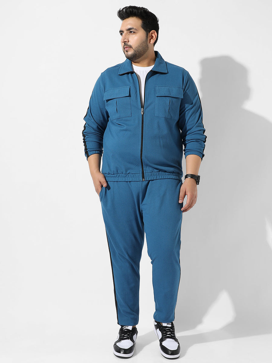Solid Blue Co-Ords Set - Shop authentic Indian Men's Fashion by Instafab Plus