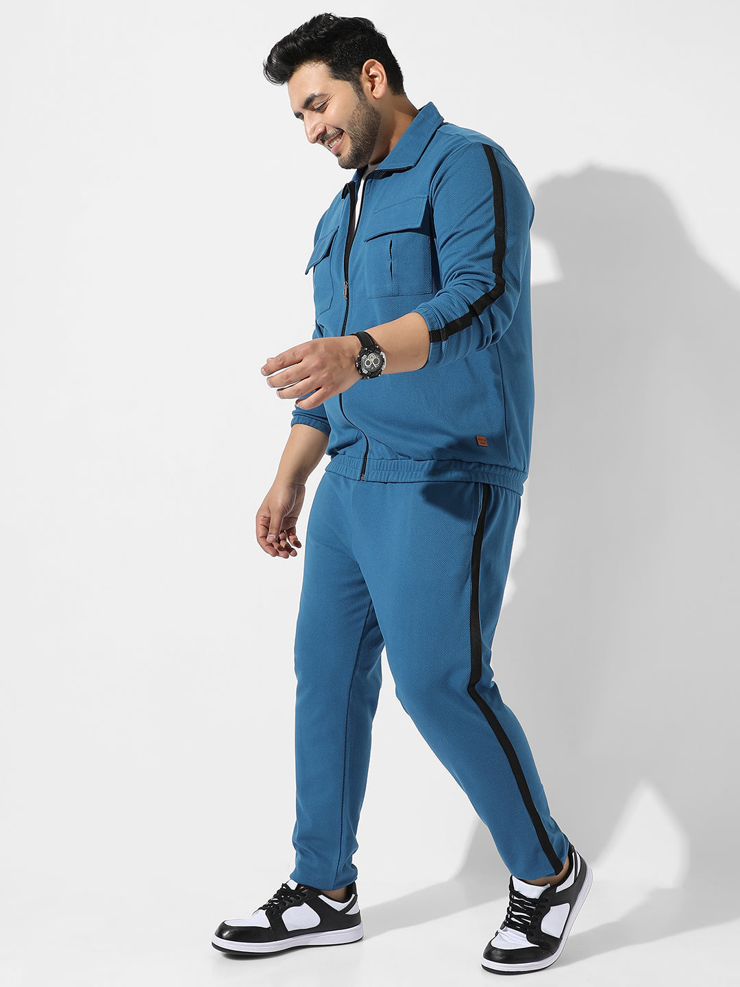 Solid Blue Co-Ords Set - Shop authentic Indian Men's Fashion by Instafab Plus