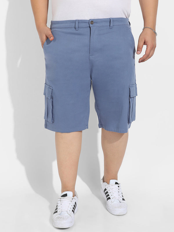 Blue Cargo Shorts - Shop authentic Indian Men's Fashion by Instafab Plus