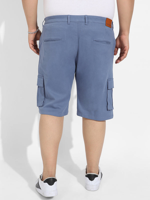 Blue Cargo Shorts - Shop authentic Indian Men's Fashion by Instafab Plus