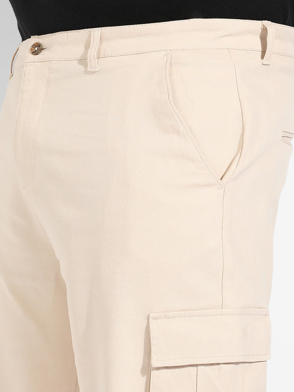 Beige Cargo Shorts - Shop authentic Indian Men's Fashion by Instafab Plus