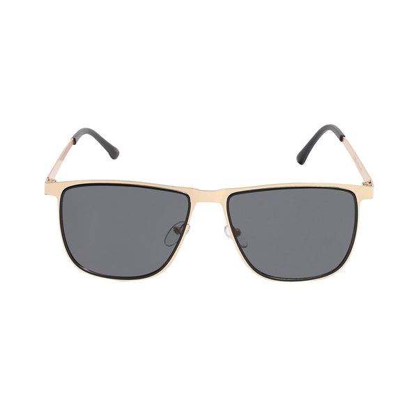 Solid Wayfarer Sunglasses - Gold - Shop authentic Indian Men's Fashion by French Accent