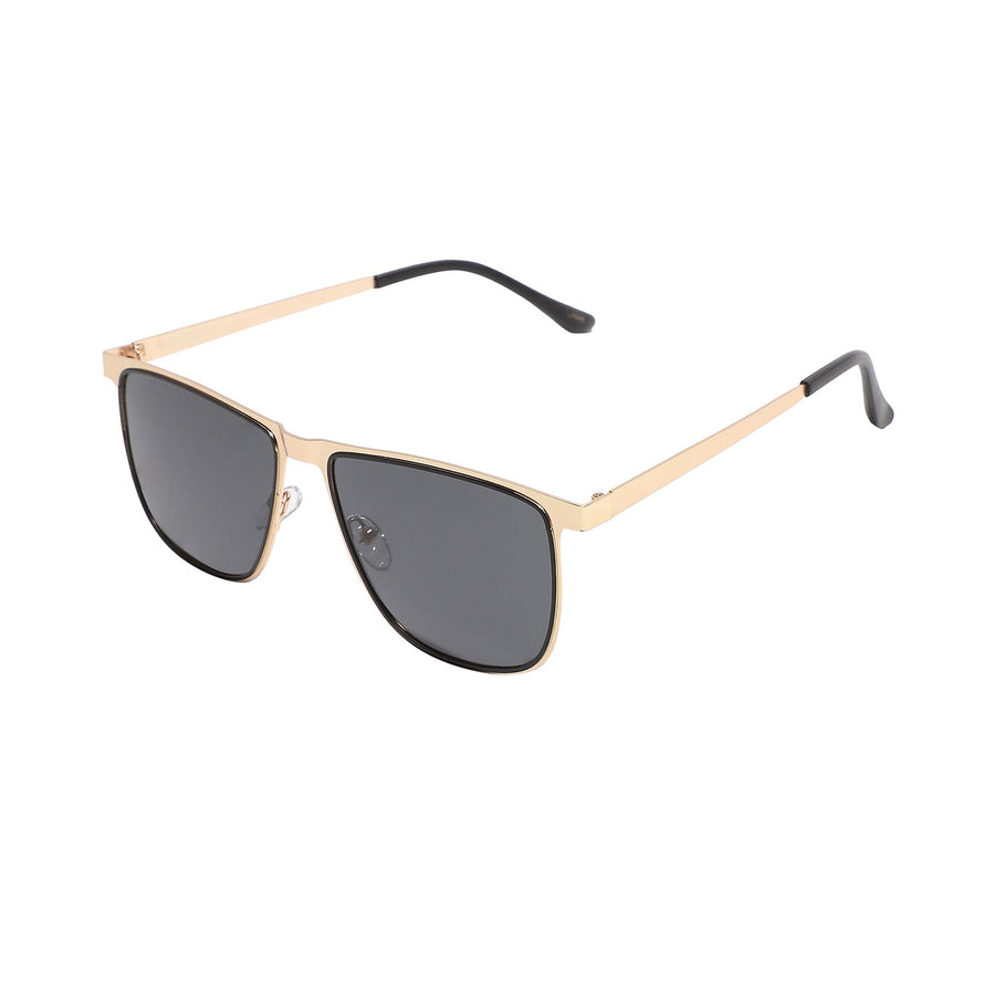 Solid Wayfarer Sunglasses - Gold - Shop authentic Indian Men's Fashion by French Accent