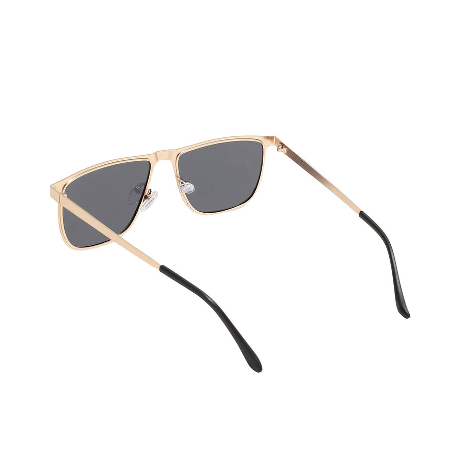 Solid Wayfarer Sunglasses - Gold - Shop authentic Indian Men's Fashion by French Accent