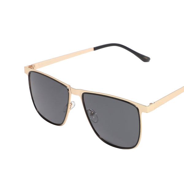 Solid Wayfarer Sunglasses - Gold - Shop authentic Indian Men's Fashion by French Accent