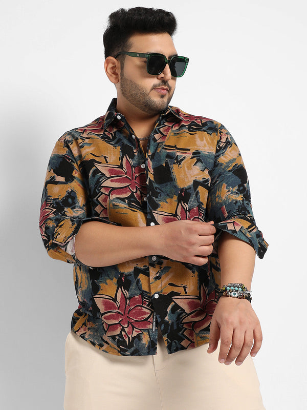 Artistic Flowers Shirt Instafab Plus - Shop authentic Indian Men's Fashion by Instafab Plus
